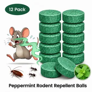 Rodent Repellent - 100% Peppermint Oil Mouse Repellent, All-in-One Formula, Deters Rats Mouse & Pest, Eco-Friendly, Long Lasting