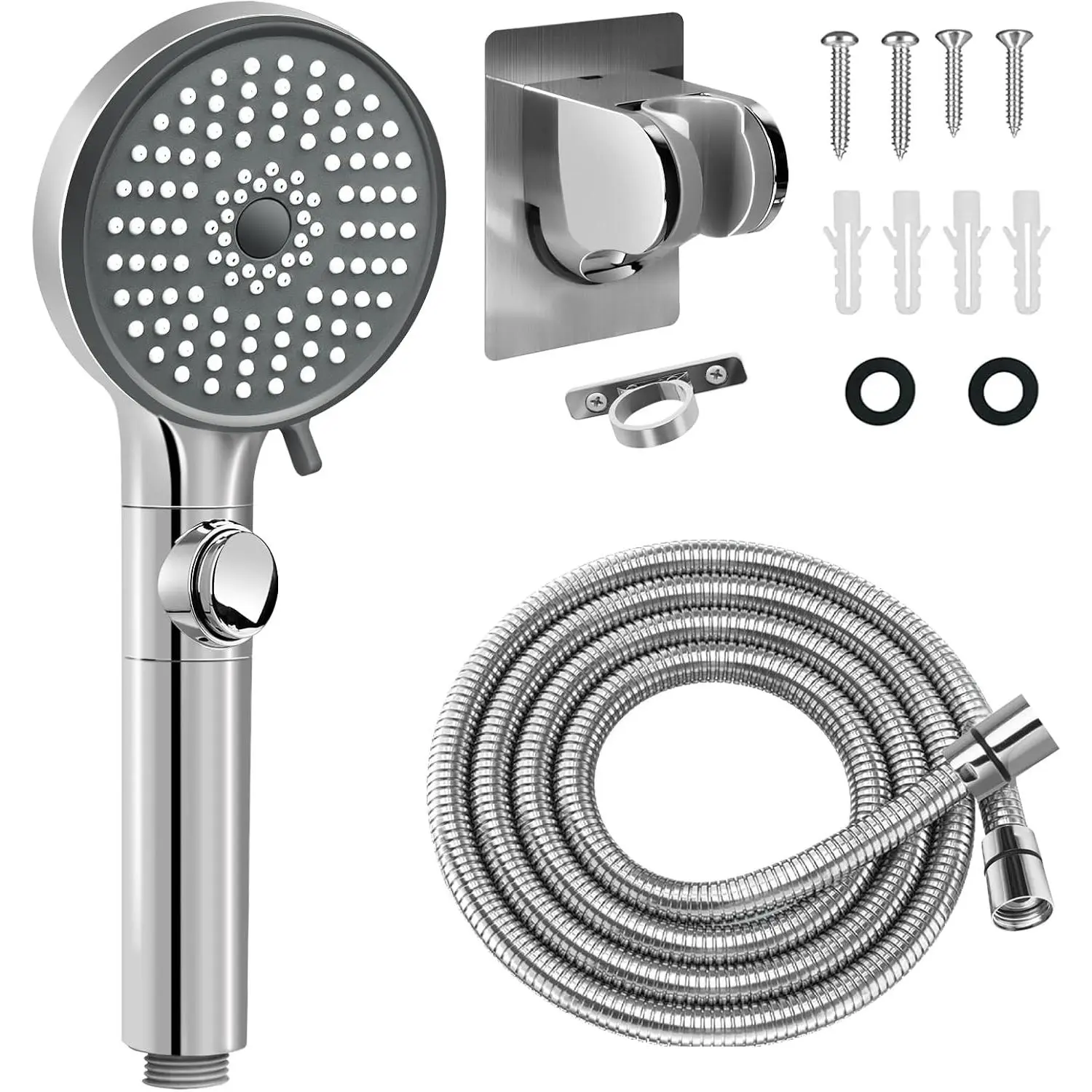 RV Shower  with Hose, High  5 Mode Shower  , Showerheads for RV/Campers, Travel , Motorhome for Water Saving, Handheld Shower  Holder and Hose,  Off