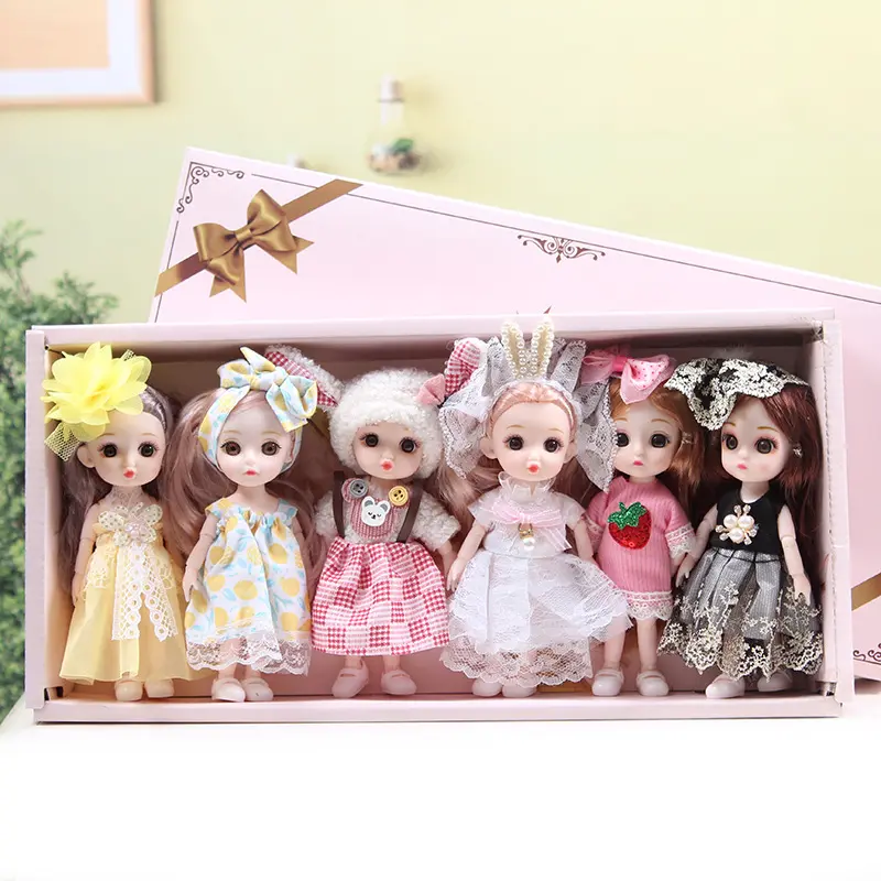 17cm Dream Bawa New Doll Gift Set Dress Up Doll Korean Style Doll Children's Toy