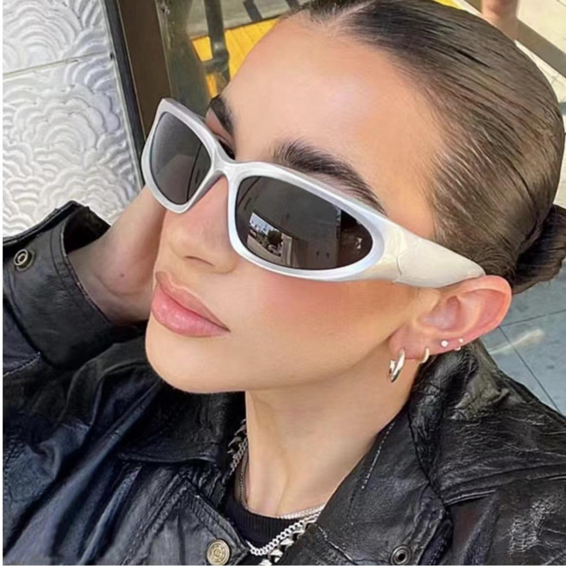 Sunglasses for driving, advanced sense anti-ultraviolet and anti-strong sunglasses, European and American steam punk sunglasses