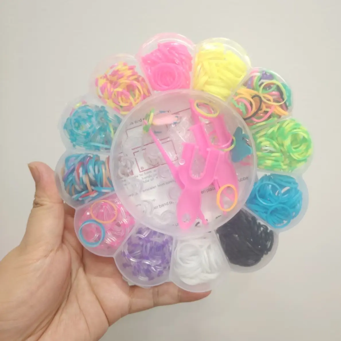 650pcs Rubber Band Bracelet Making Kit, Friendship Elastic Bracelet Set, Colorful Bands for Crafts, Jewelry Accessories, Gift Ideas