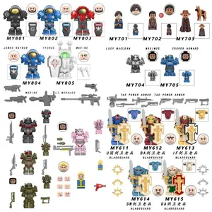 2026 hot item MY601-610 MY501-505  MY801-805 Marine LT.Morales James Raynor Tychus Games Bricks Mini Action Figure Toy Building Blocks Gifts