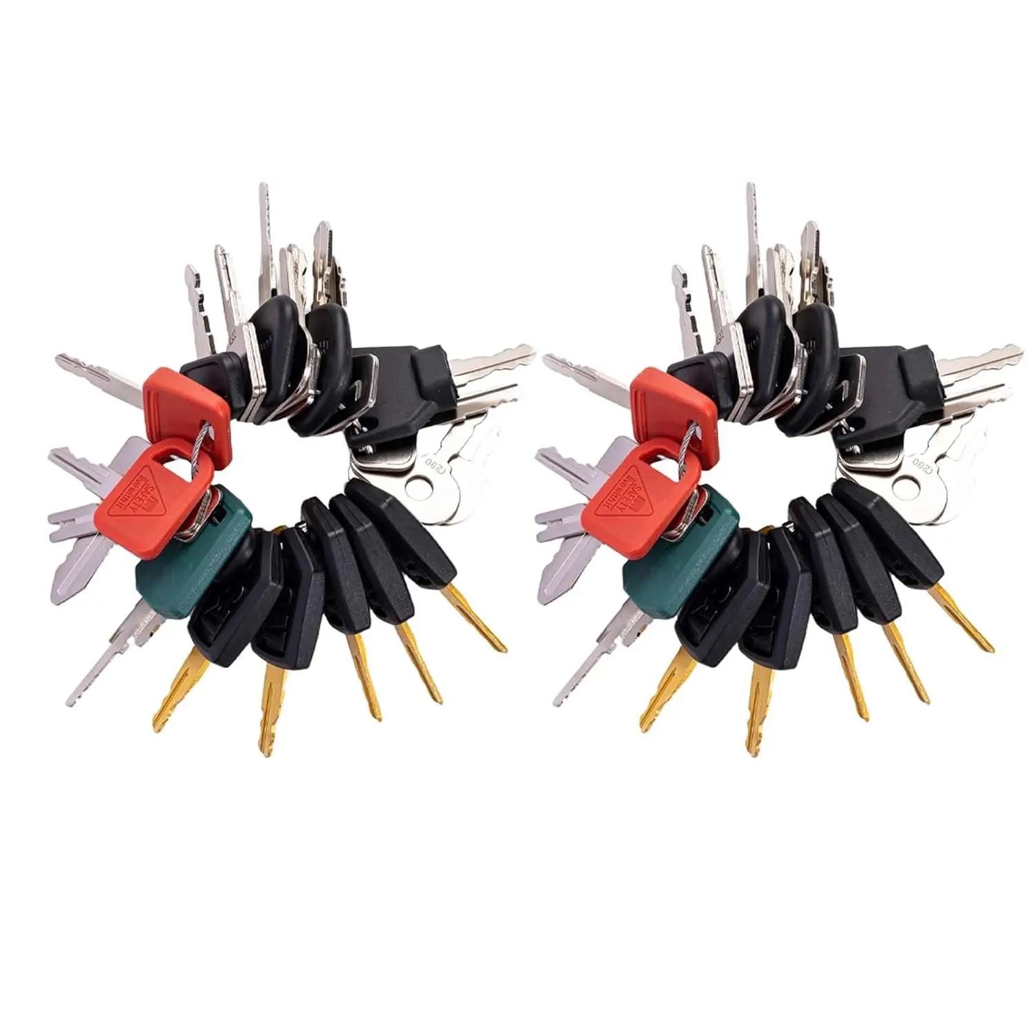 52-Piece Equipment Key Set: Keys for CAT,, Komatsu, Kubota, Case, Yanmar & More – Ignition Keys for Construction Operators​