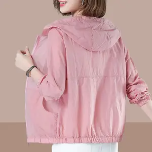 2026 New Fashionable Outdoor Jacket Windbreaker Men's Sun Protection Clothing Women's Lightweight Jacket Waterproof Quick-Dry Sports Casual Outerwear Beach Sun Protection Clothing Couple's Outfit Unisex