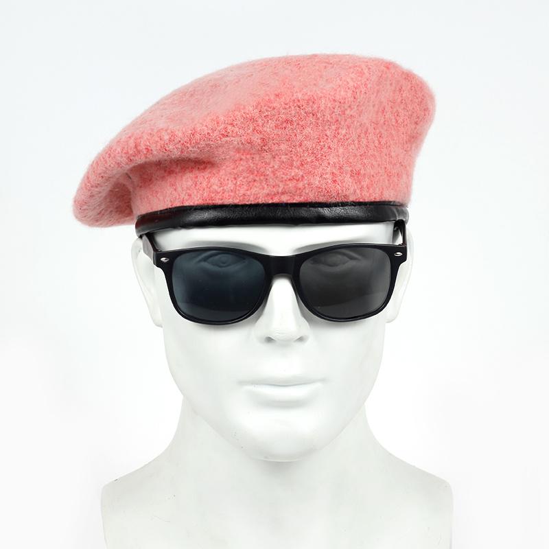 [Black Elegant Men's Woven Beret] Men's Elegant Black Woven Beret