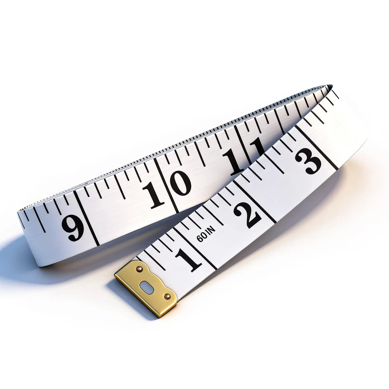 Double-Sided Soft Tape Measure for  Sewing &  – Flexible Vinyl Ruler with CM/Inch Scales, Tailor Craft   Measurement Tool (White) 60-inch