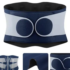 Unisex Thin Compression Waist Support Belt Breathable Lumbar Back Brace Abdominal Stabilizer Protective Gear for Basketball Running Weightlifting Gym Hiking Outdoor Sports Training