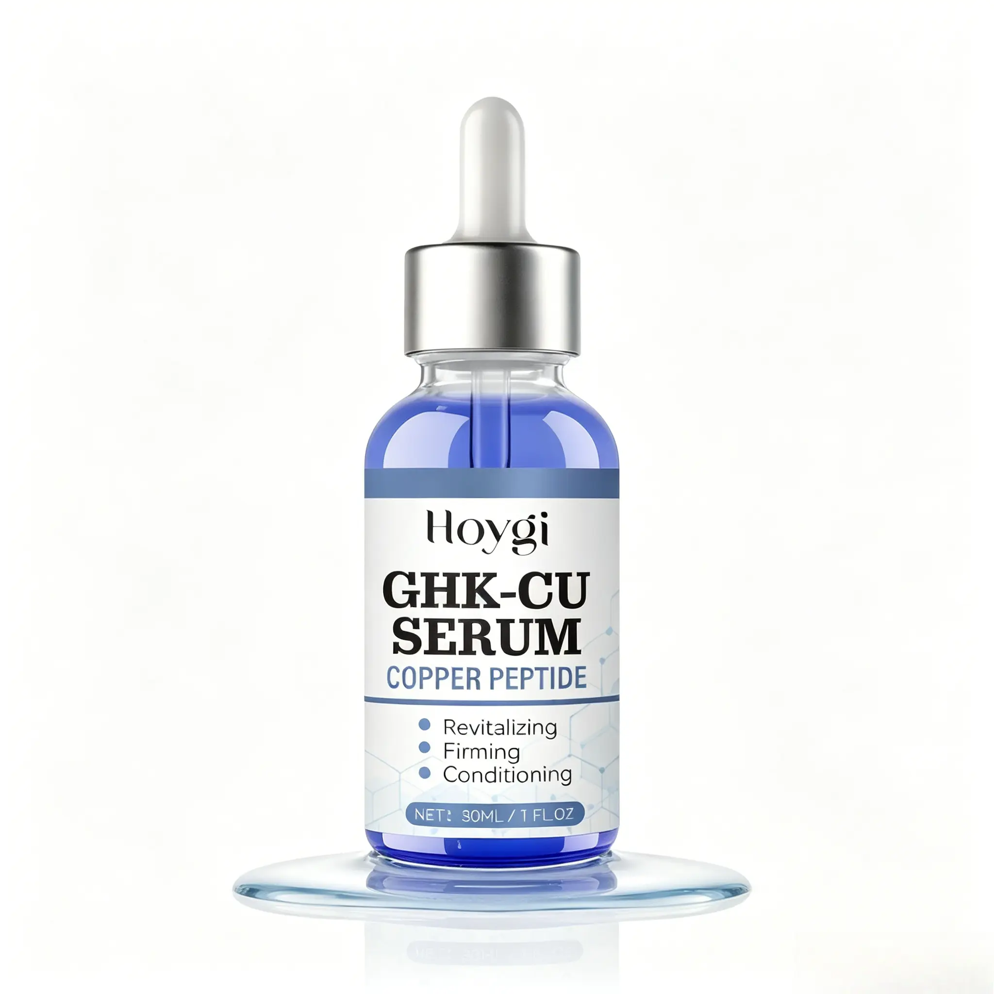 Copper Peptide Serum Liquid, Collagen Peptide Serum, Deep Moisture Serum, Firming Serum, Firming Deep Hydration, Hydrating Daily Skincare, Smooth Soft Fine Skin, Easy Absorption, Suitable for All Skin Types, Hydrating Firming, Anti Aging Serum