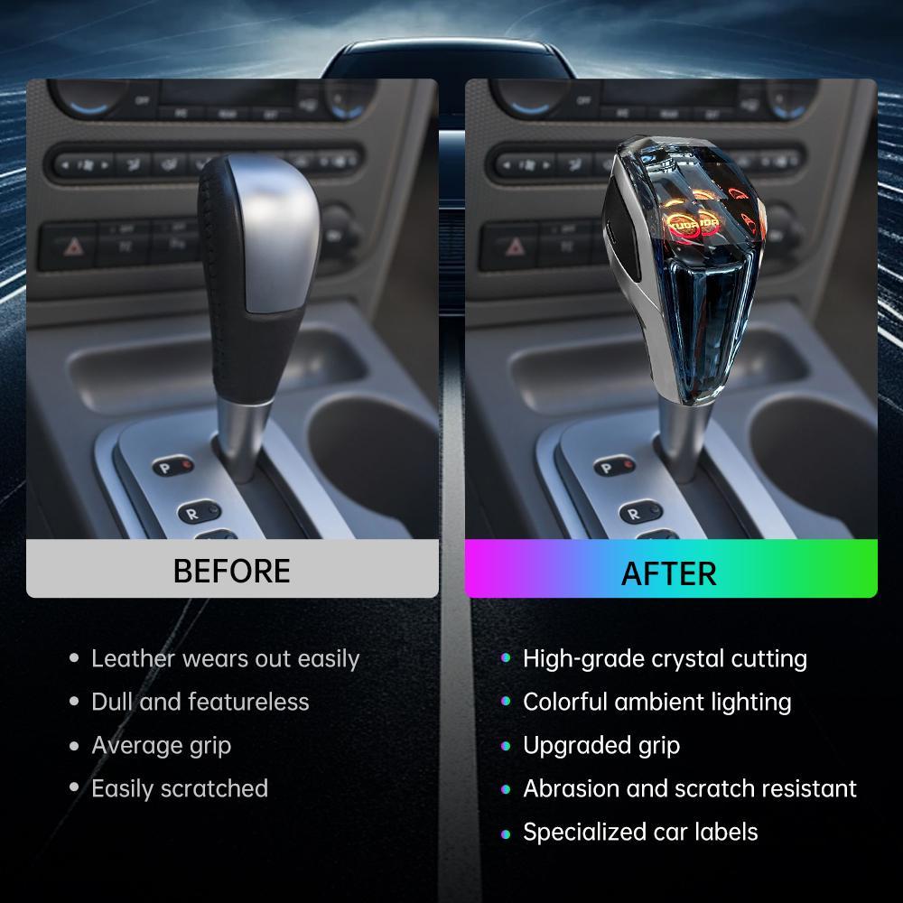 Car Gear Shift Knob, Car Gear Shift Handle, Car Interior Accessories for Toyota Highlander Alphard Previa Venza Tundra AURIS Vios COROLLA LANDCRUISER