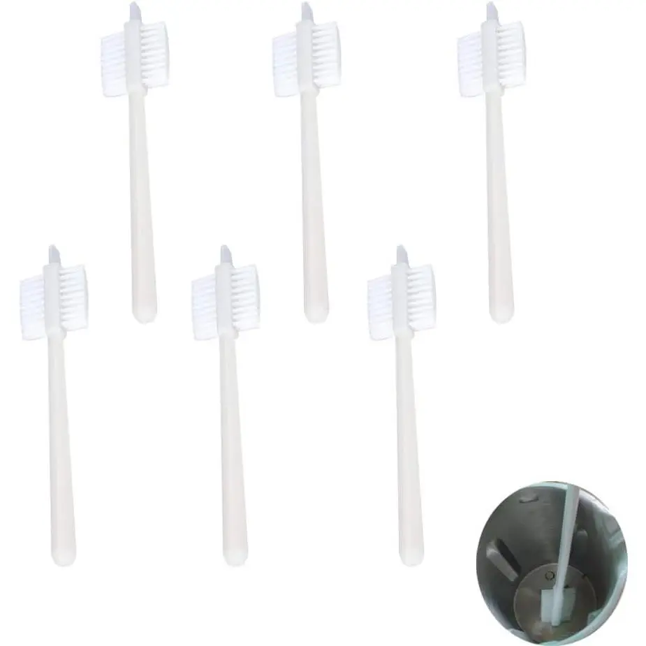 6 Pack Juicer Machines Cleaning Brush 3 Side Bristles Deep Clean Brushes  for Omega VRT VERT Juicers Extractor Strainer Filter Soy Milk Maker Mixer Blender Toaster Coffee