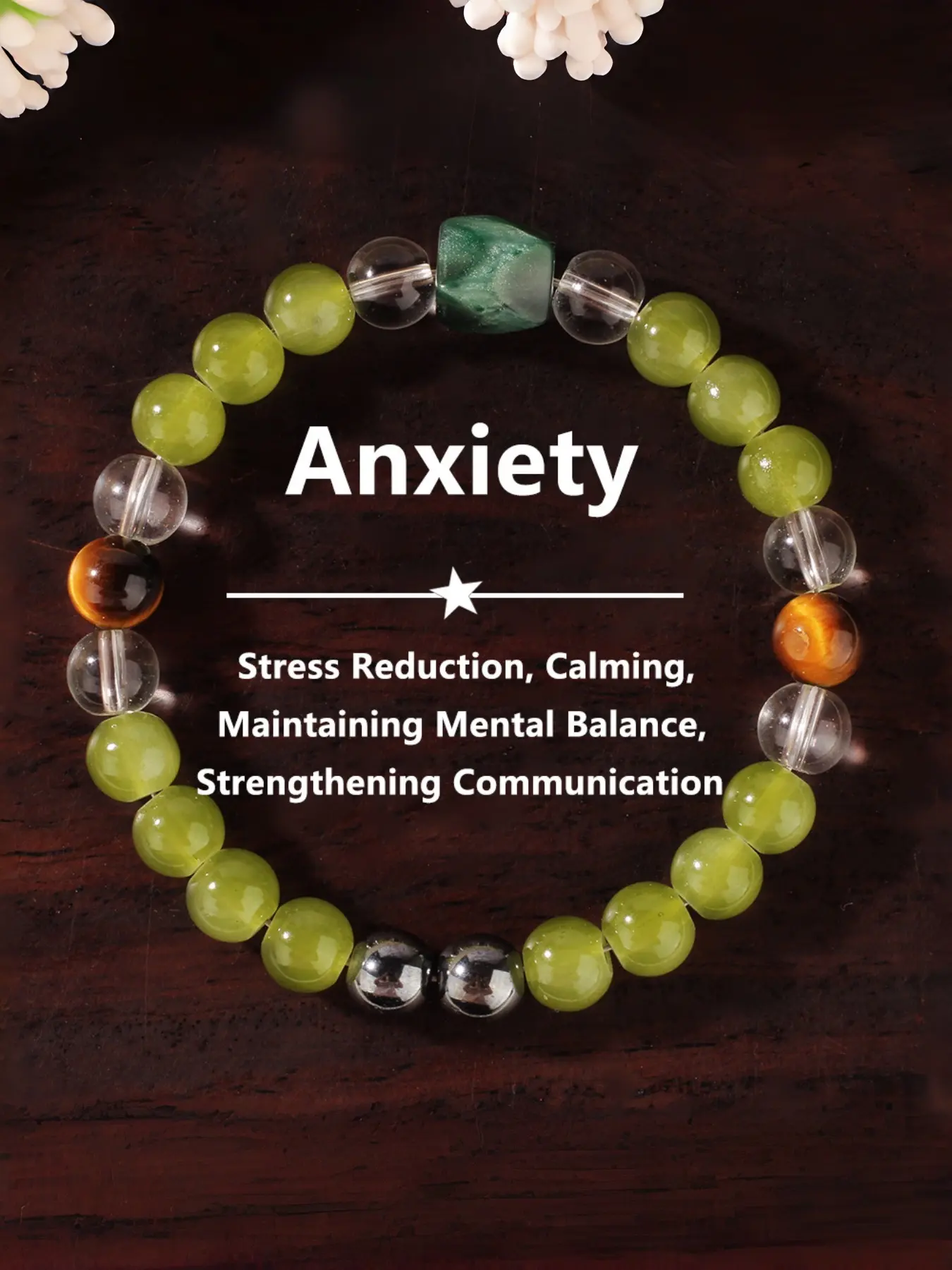 New Dongling Bracelet, Fresh Sweet Beaded Chain, Forest Crystal Wristband, Perfect Gift for Family and Friends