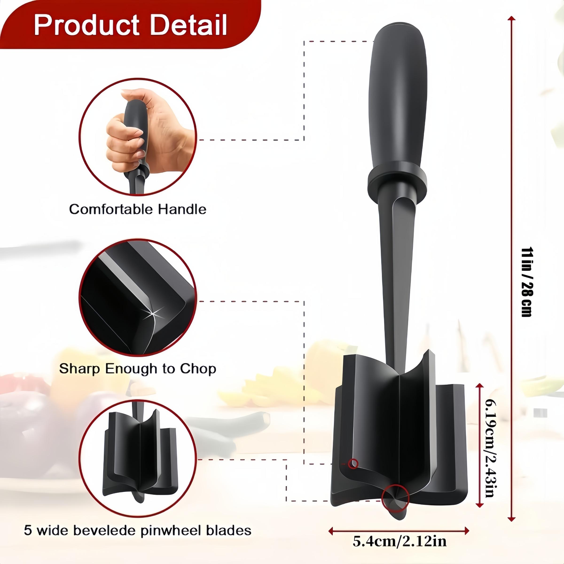 Meat Shredder, Kitchen Accessories Heat Resistant Hamburger Handheld Meat Chopper, Kitchen Utensils Supplies, Summer for Gift