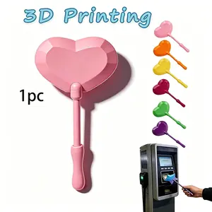 3D Printed Payment Wand, Touch-To-Pay Heart Wand, Magic Star Wand Contactless Card Holder, Portable NFC Payment Device, Ideal for Tech Lovers