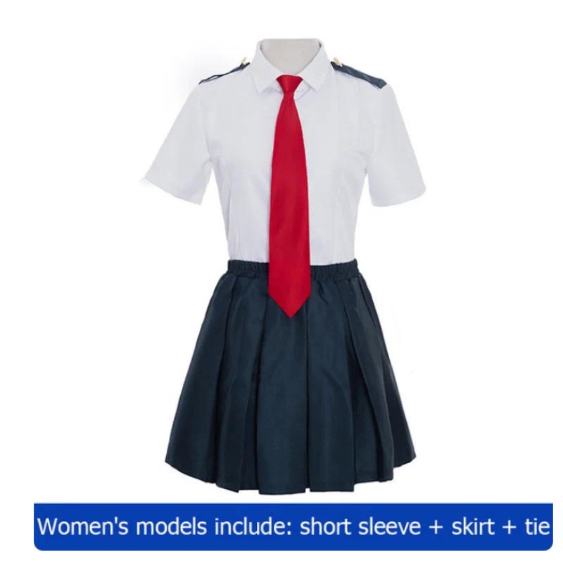 Anime My Hero Academia Midoriya Izuku Cosplay Costume Todoroki Shoto School Uniform Set Wig Suit Unisex Halloween Role Play