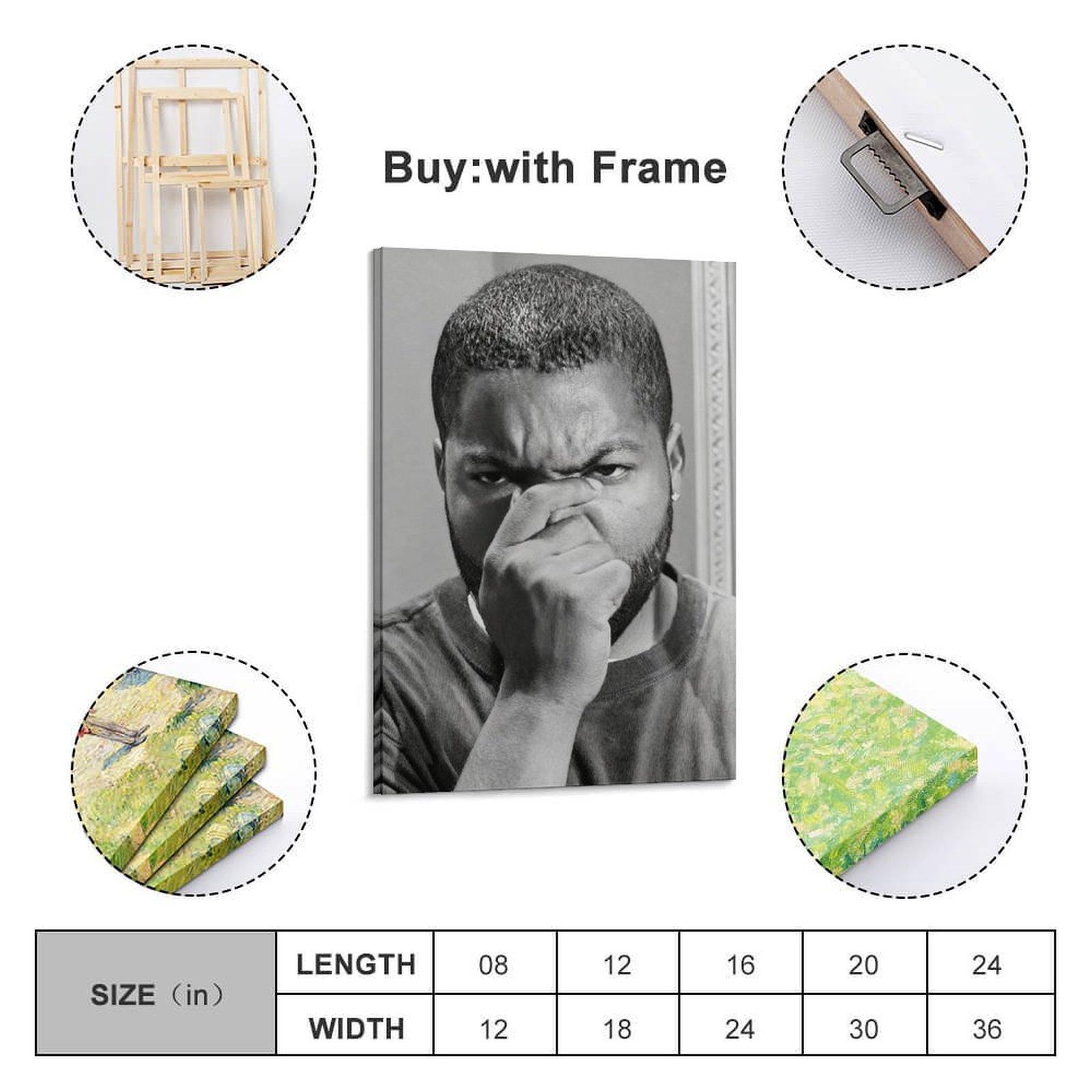 Funny Bathroom Movie Poster Canvas Poster Prints Modern Wall Decor for Bedroom Office Living Room Easy Install