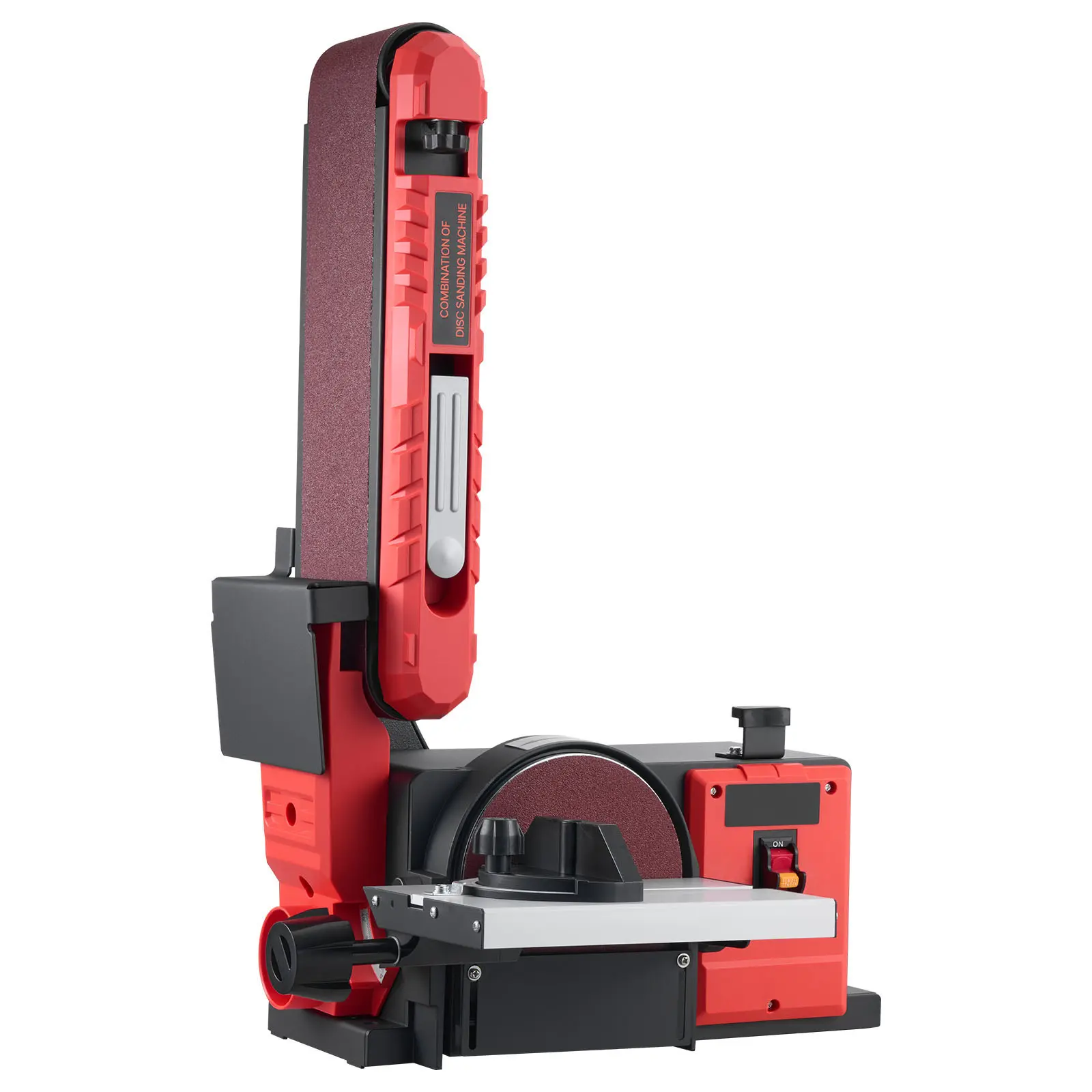 6" Disc Sander & 4" x 36" Belt Sander, 400W Professional Belt Disc Sanders Combo with 0 - 45° Adjustable Worktable & Dust Collection Port for Woodworking, Knife Sharpening, DIY Crafting