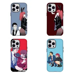T-Tw0 People Smoking Behind the Supermarket Sasaki & Yamada Phone Case Compatible for iPhone 17 16 15 14 13 12 11 and for Samsung S21-S25 Trendy J-Drama Aesthetic Gift