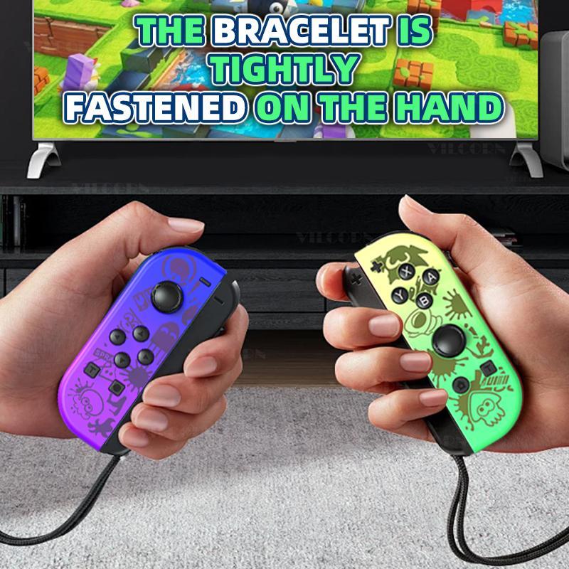 Digital Wireless Controller, BT 5.2 Gamepad for Nintendo Switch/Lite/Oled, Wireless Controller Joystick with Dual Vibration, Gamepad for PC, Joystick Controller Cover, Console Joystick, Wireless Game Controllers, Gaming Items