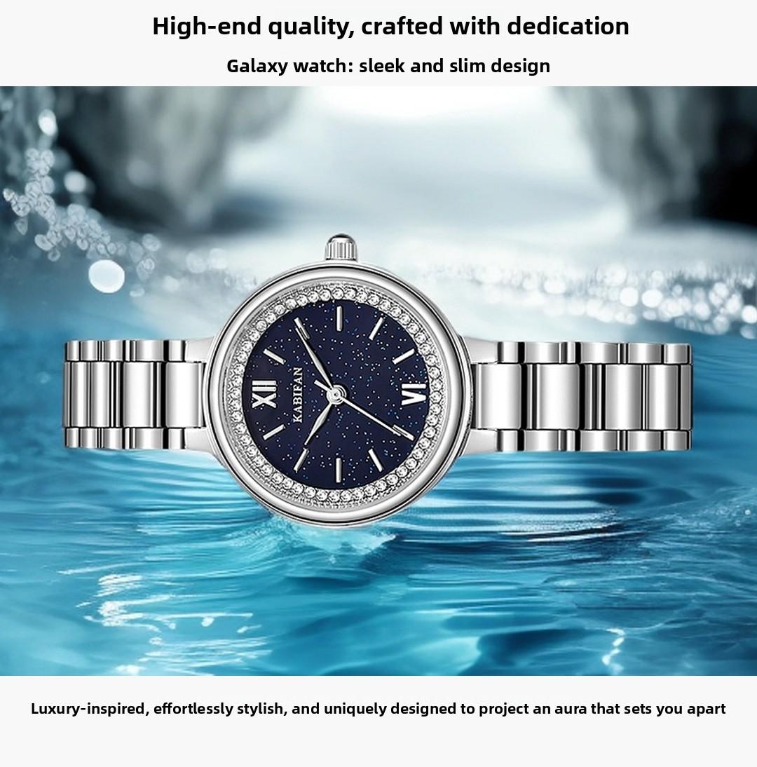 Elegant luxury women’s  diamond dial, water-resistant and scratch-resistant, featuring an adjustable strap and a fashionable design.Suitable for wearing on all occasions perfect Mother’s Day gift for your wife or mom. stylish watch
