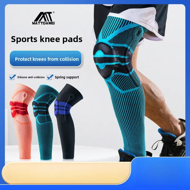 Sports Knee Knitting Warm Compression Leggings Basketball Football Meniscus Patella Protective Gear Supplies