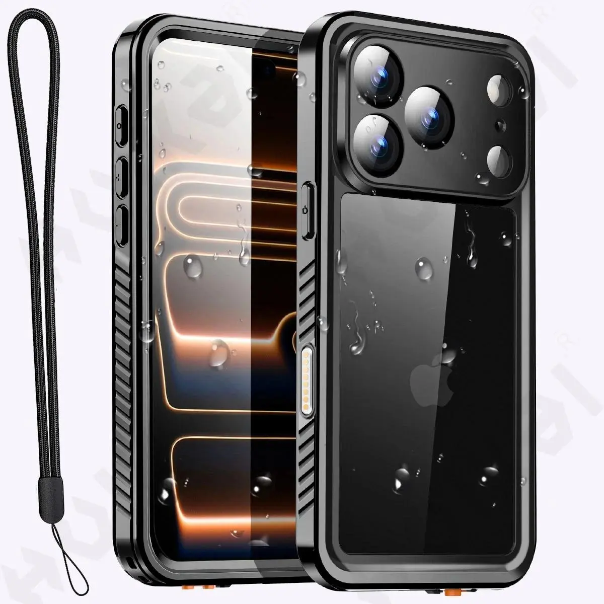 IP68 Waterproof Case For iPhone 17 16 15 14 13 12 11 Pro Max Plus Metal Aluminum Swimming Phone Luxury Underwater Cover