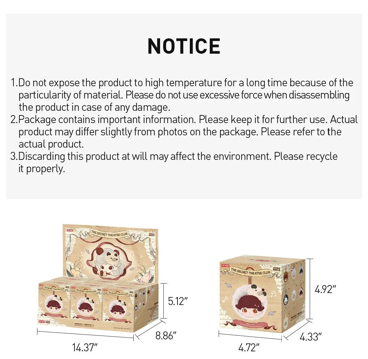 1555. DIMOO The Secret Theatre Club Series - Earphone Case Blind Box