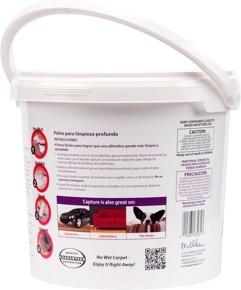 Carpet & Rug Dry Cleaner w/Resealable lid - , , Dogs & Cats Pet Carpet Cleaner Solution - Strength Odor Eliminator, Stains Spot Remover, Non Liquid & No Harsh  (4 Pound)