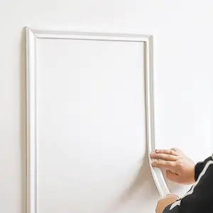 Peel and Stick Chair Rail Molding, Self-Adhesive Wall Trim for Home Decoration & Wall Protection, 3m x 23mm