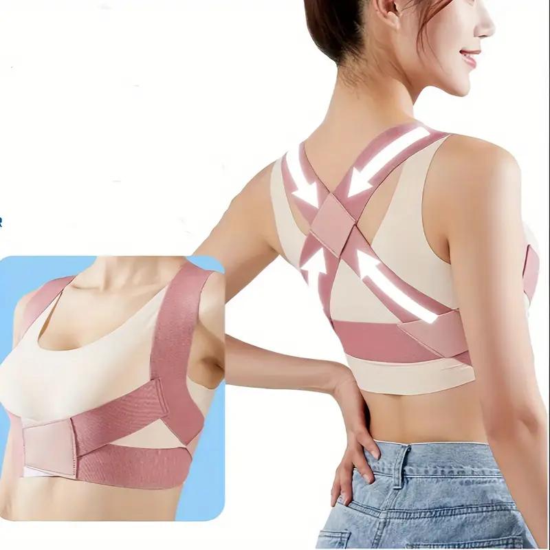 Adjustable Back Support Belt, Adjustable Back Brace, Back Straightener, Posture Correction Back Support Strap, Posture Straps, Spine Align Accessories, Sports Protective Gear for Women & Men