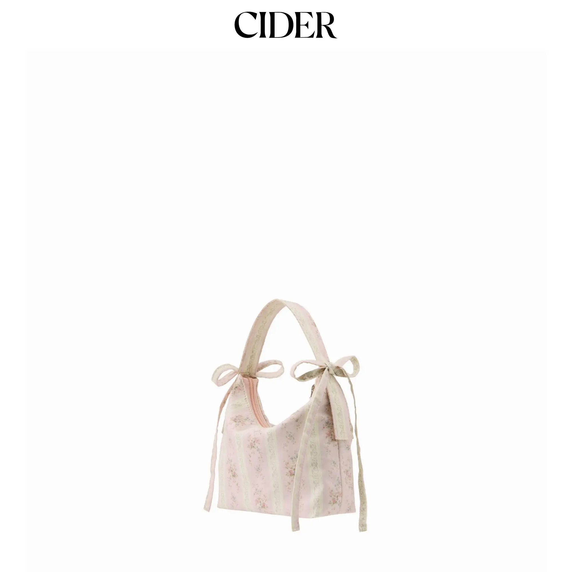 Cider BOWKNOT & FLORAL HANDBAG