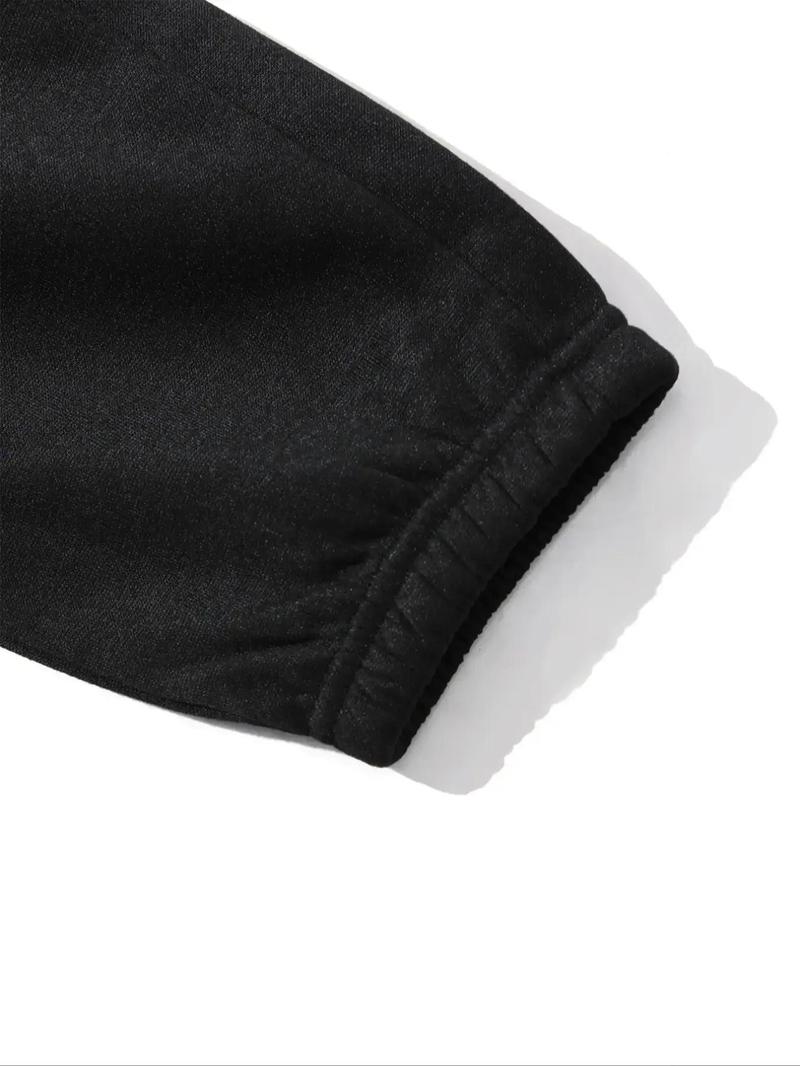 Men's Stylish Calvin Graphic Tracksuit, Casual Sweatsuits: Black Hoodie and Jogger Set with Gold Logo Print, Perfect for Urban Streetwear and Casual Daily Outfits Men's Stylish Calvin Graphic Tracksuit, Casual Sweatsuits: Black Hoodie and Jogger Set with Gold Logo Print, Perfect for Urban Streetwear and Casual Daily Outfits