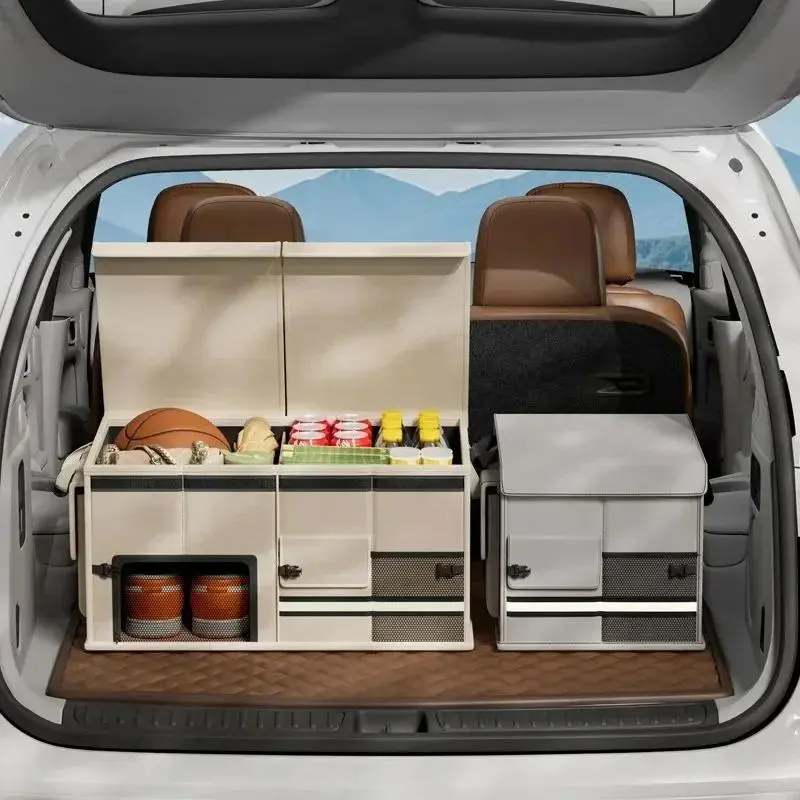 Car Trunk Storage Box, Car Trunk Organizer, Multifunctional Car Storage Box, Car Interior Accessories for Car Stowing & Tidying