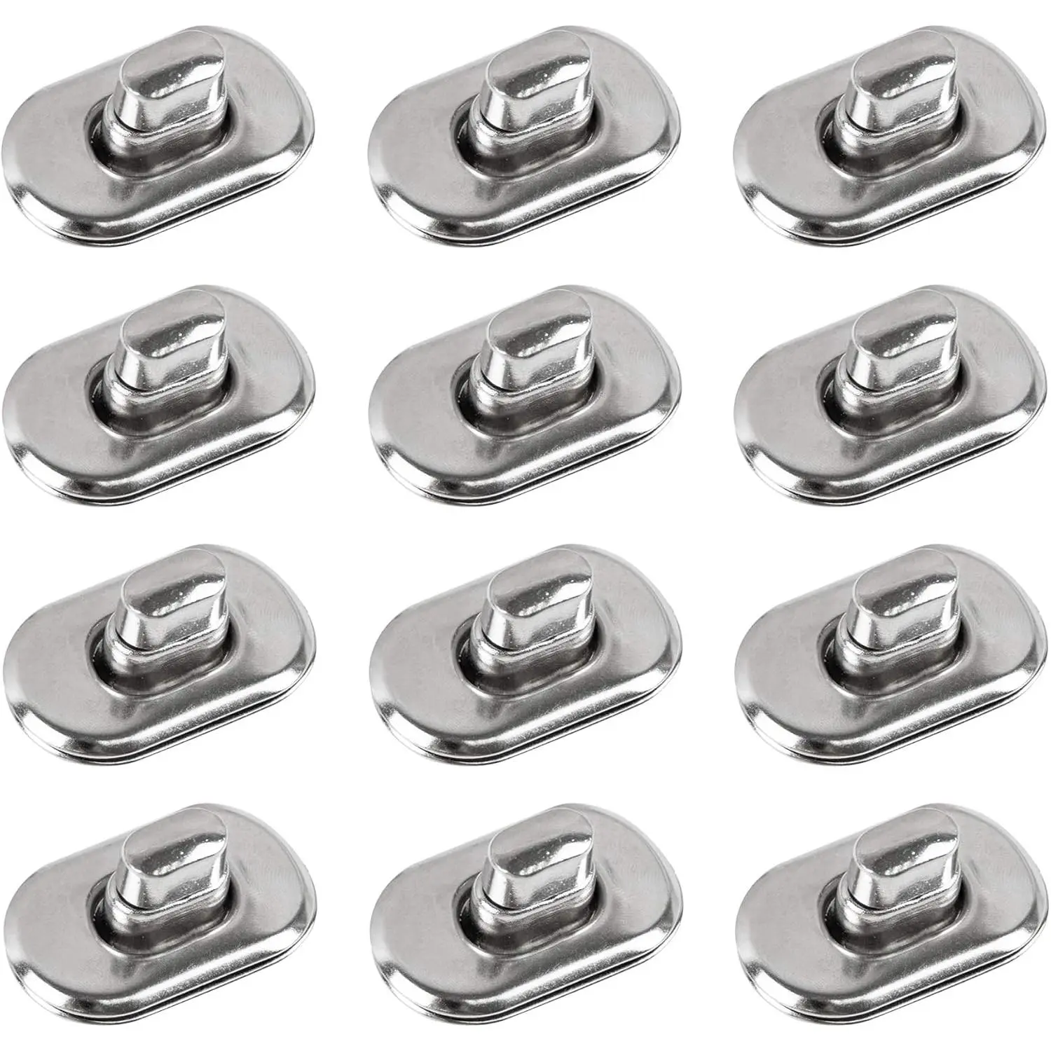 , 12 Pack  Turn Lock Clasp Hardware Purse Closure latches Handbag Twist Fasteners for DIY Bag Craft Project
