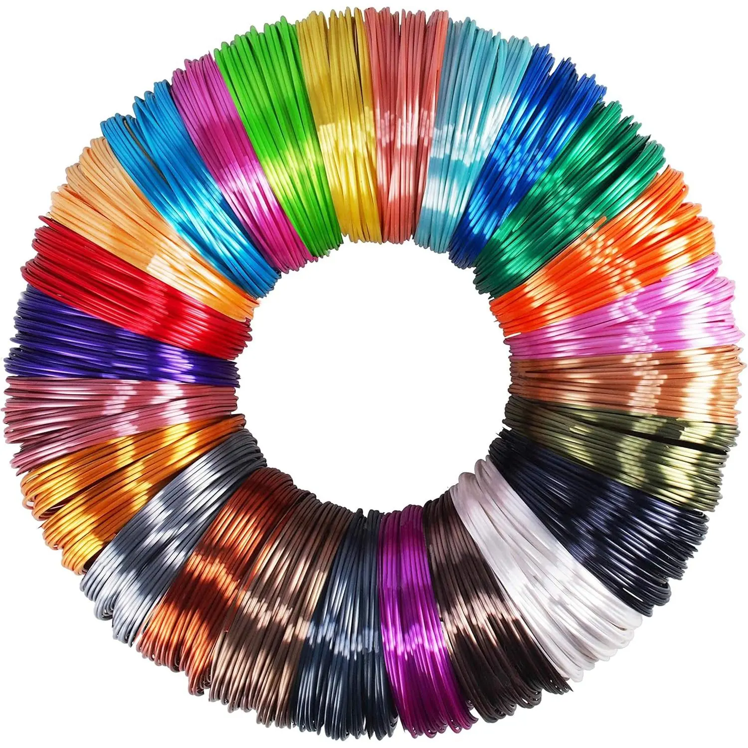 10 Silk Metal Colors and 15 Silk Bright Colors