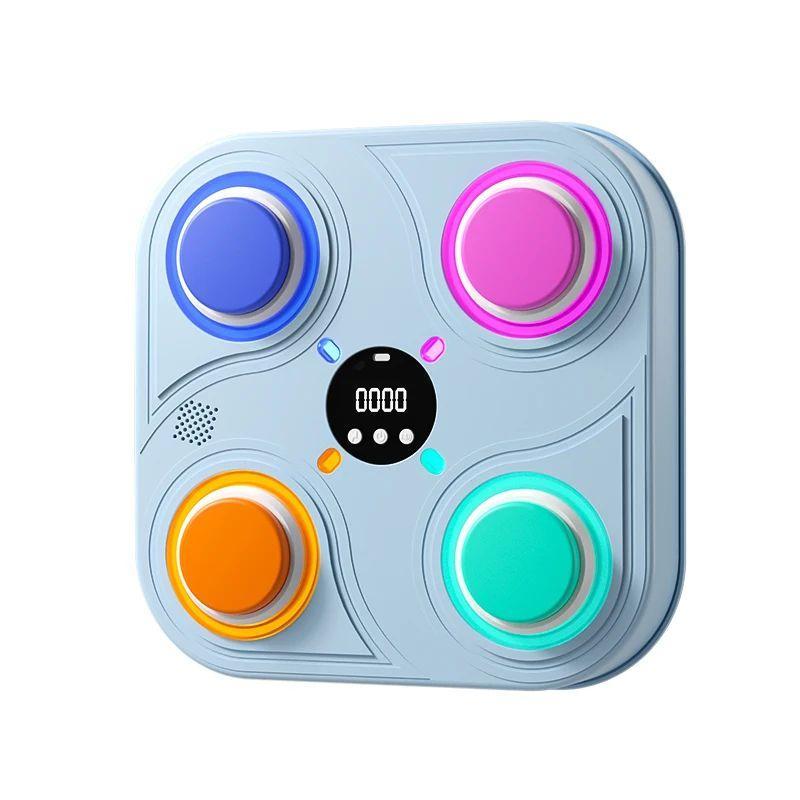 Electronic Kids Punching Game, LED Lights Music Boxing Target, Boxing Machine, Wall-mounted Fitness Toy with Adjustable Speed and Volume, Punching Equipment for Home