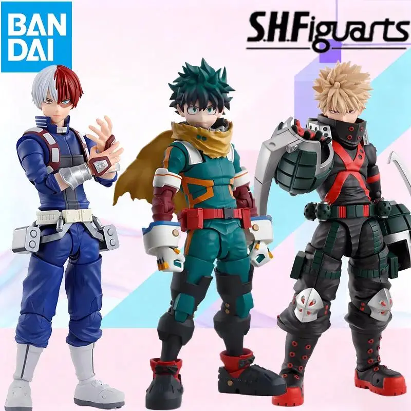 S.H.Figuarts My Hero Academia Action Figures - Himiko Toga, Deku, Shoto, Katsuki Bakugo Collectible Model Toys, Anime Merchandise for Gifting & Collecting