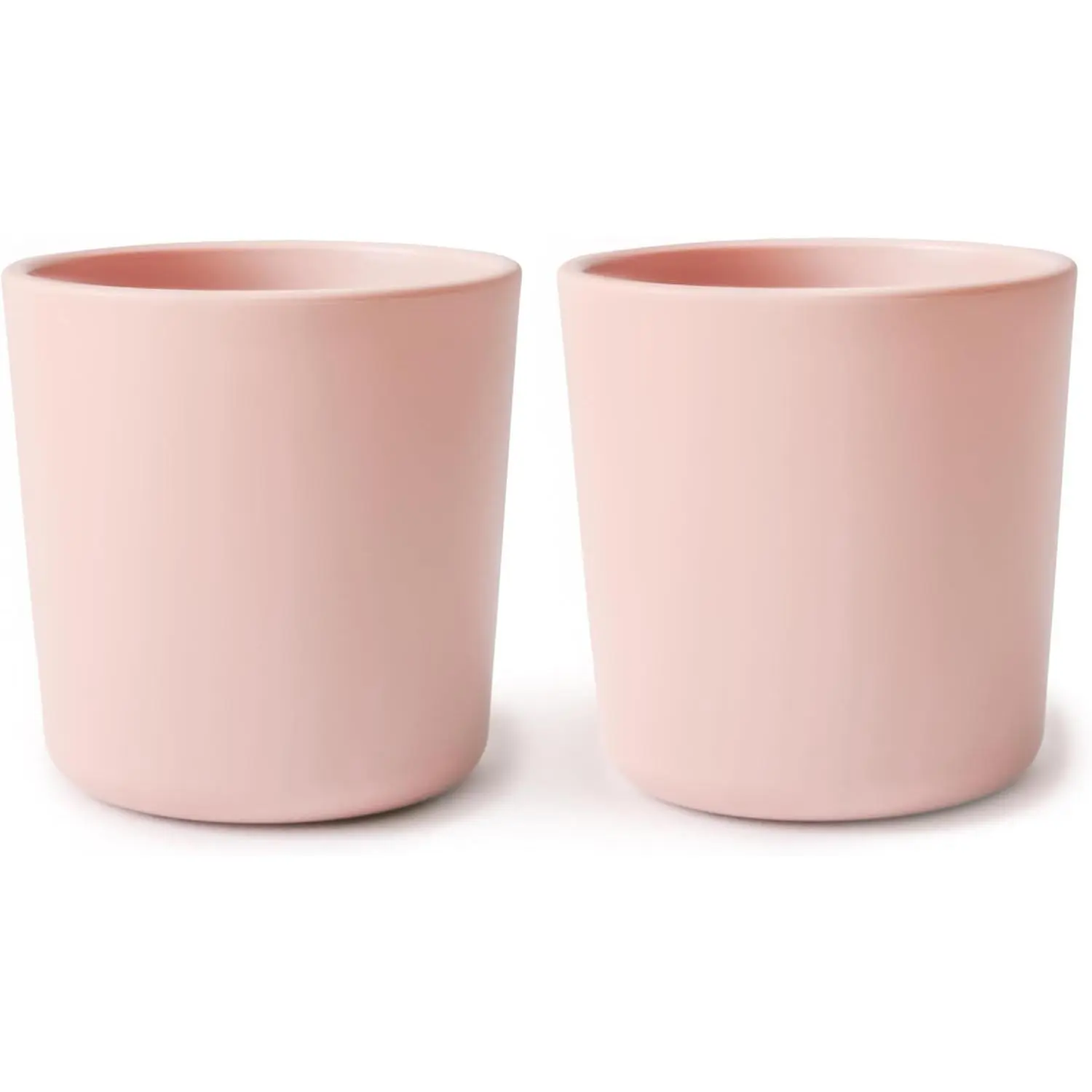 Kids' Blush Cups, Baby Dinnerware Set of 2, (Daffodil) Cups, (Dusty Rose) Cups