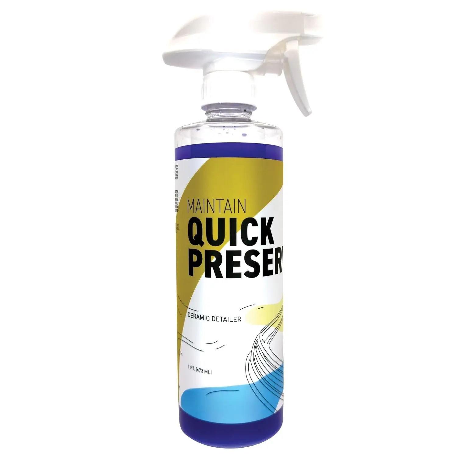 Maintain Quick Preserve Ceramic Detailer  – SiO2 Nano Coating for High Gloss & Water Repellency, Hybrid Hydrophobic Sealant for  Protection, UV Exposure, Water Spot Reduction, 16 oz