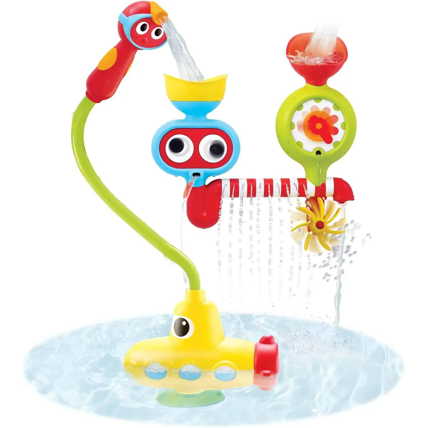 Submarine Spray Station Kids Bath Toy (Ages 2+) Mold-Free, Wall-Mounted, Battery-Operated Shower Head & Spin N Sprinkle Set for Fun Baby Bathtime Play with Magical Water Effectsfidget toys