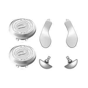 PS5 Edge Elite Controller Metal Thumb Grip Caps | Precision Control Anti-Slip Joystick Mushroom Head Covers | Pro Gaming Accessories for PS5 Wireless Controller