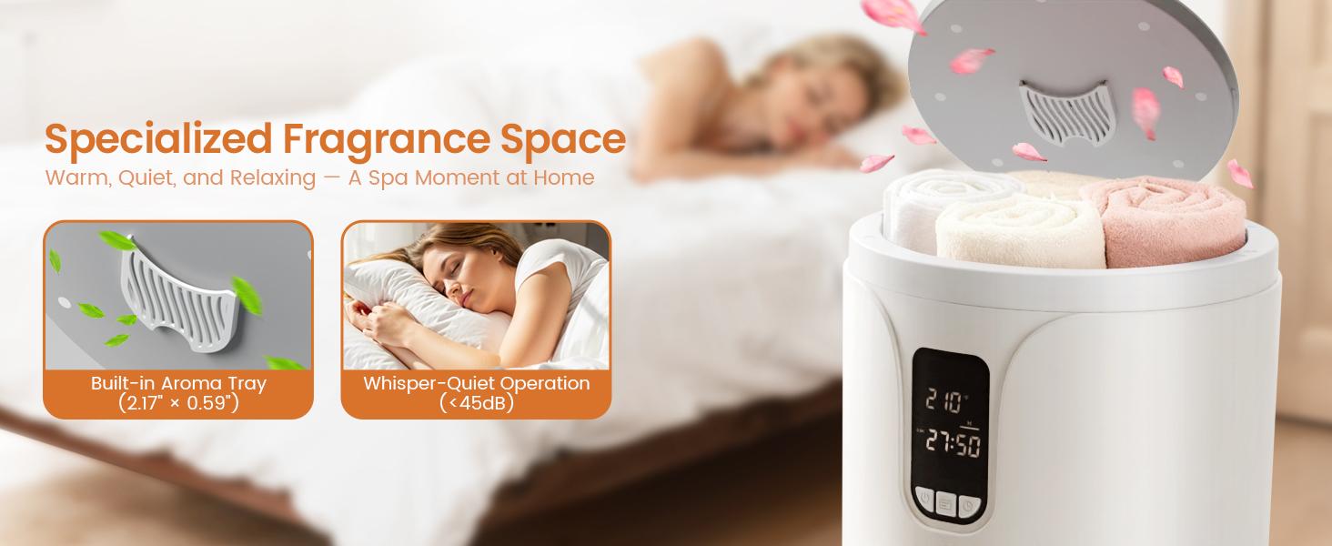 R.W.FLAME Towel Warmers for Bathroom, 40L Large Towel Warmer Bucket with Screen Display, 24H Timer, 30/60/90Min Auto Shut Off, Child Lock, Fits Up to 2 Large Towels, Bathrobes, Blankets R.W.FLAME Towel Warmers for Bathroom, 40L Large Towel Warmer Bucket with Screen Display, 24H Timer, 30/60/90Min Auto Shut Off, Child Lock, Fits Up to 2 Large Towels, Bathrobes, Blankets