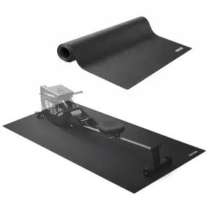 VEVOR Treadmill Mat for Carpet Floor, 35.5" x 78.7"x 0.16" Exercise Equipment Mat for Treadmills, Elliptical, Rowing Machine, High Density PVC Floor Protector, Waterproof and Non-slip for Home Gym