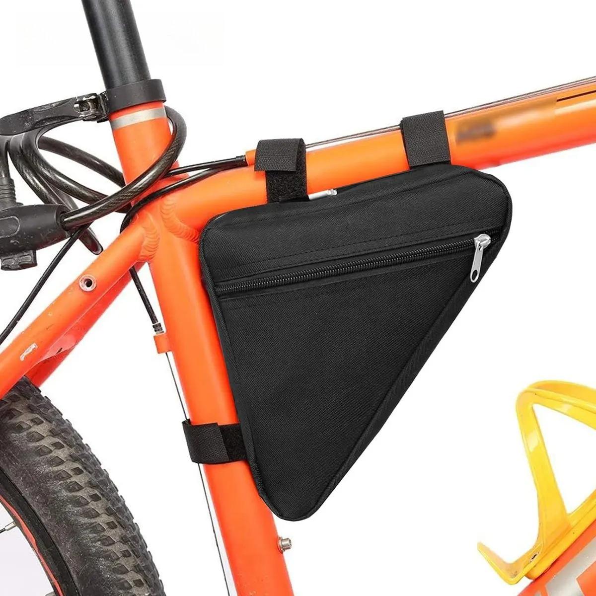 Mountain Bike Triangular Bag Bicycle Front Frame Handle Handbag Phone Bag Flashlight Bag Road Bike Triangular Bag Waterproof Bag