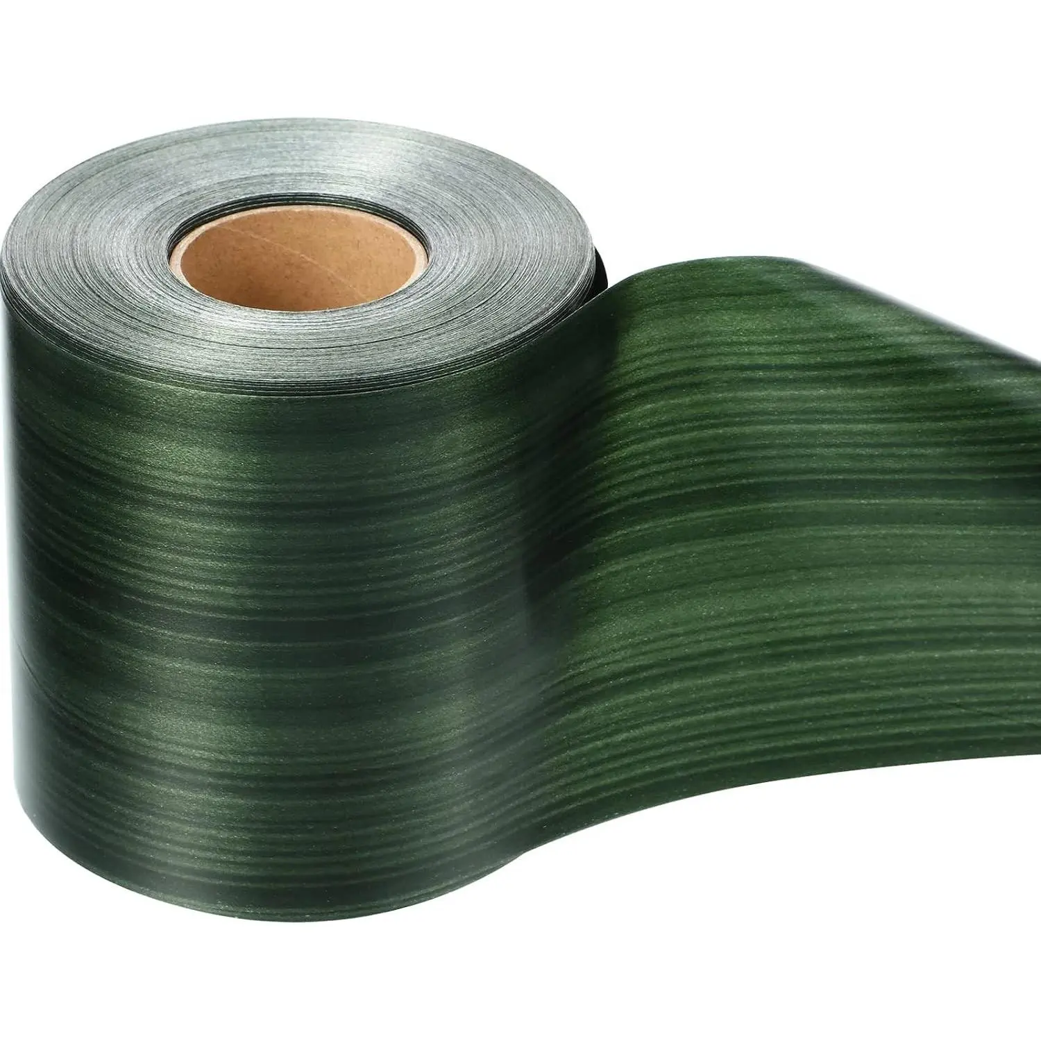 Outdoor Ribbon Poly Satin Ribbon Floral Craft Decoration Aspidistra Leaf Riband Easter Holiday Outdoor Decorating(4 Inch X 30 Yards,Dark Green)