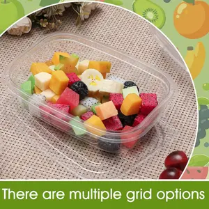 50 Pack 11.83oz Heavy Duty Reusable Food Containers with Leakproof Lids Stackable Fridge Safe Rectangular Containers for Meal Prep Camping Lunch Takeout Family Restaurant Use Durable Commercial Grade