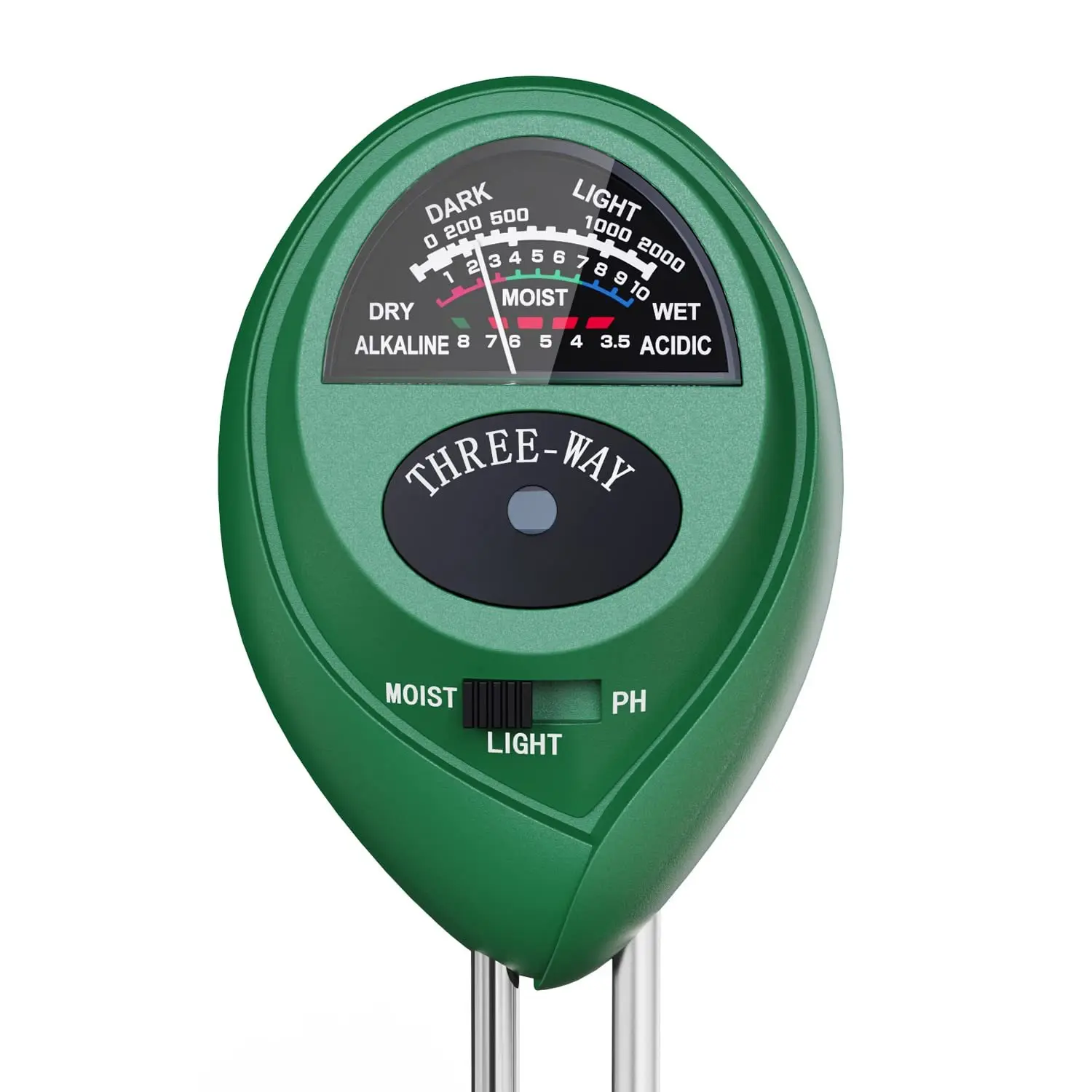 Meter, 3 in 1 Soil  Light pH Tester,  Soil Probe Test Kits for Indoor Outdoor  Care, Hydrometer for , No  Needed