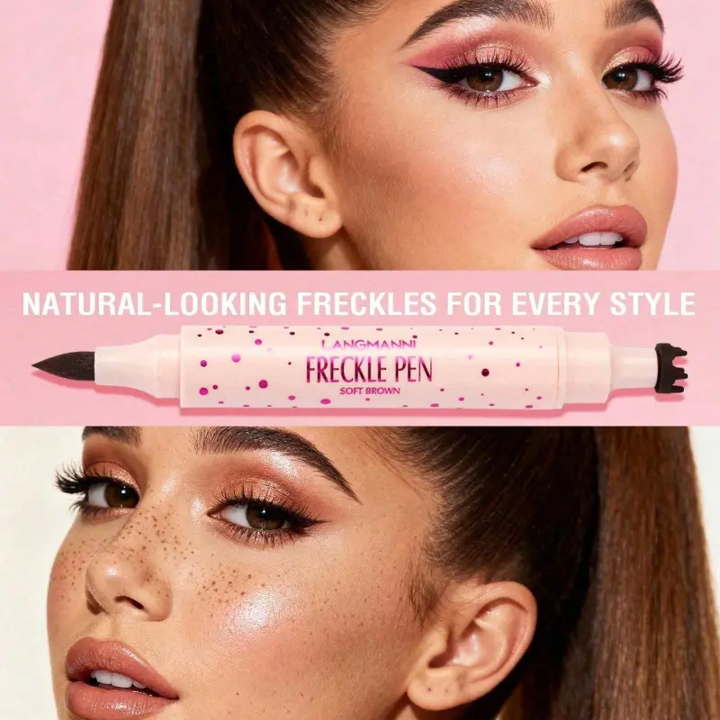 Waterproof Freckle Pen, 1 Count Faux Freckles Pencil, Natural Simulation Freckle Point Pen, Long Lasting Freckle Makeup Pen, Fine Tip Freckle Dot Pen, , Makeup Products, Cosmetic new years gifts