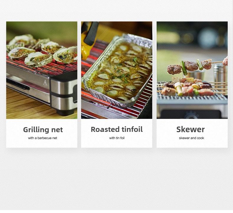 Electric Grill Household BBQ Grill Grill Indoor Skewer Household Electric Grill