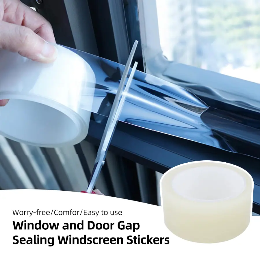 Car Scratch Protection Sticker Transparent Windproof Tape Nano Adhesive Auto Trunk Window Sill Scratches Guard Bumper Edge Protector Home Kitchen Door Gap Soundproof Seal