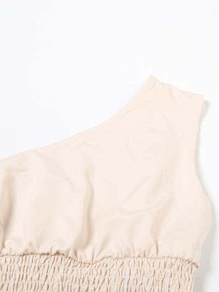 Women's Summer Fashion Sexy Asymmetrical Sleeveless High Waist Cropped Crop Top Skirt Set, Casual Two-Piece for Daily Wear